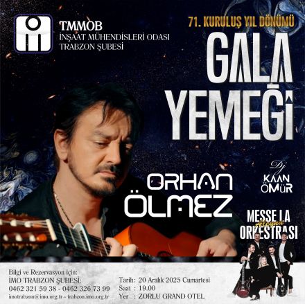 2025 GALA YEMEĞİ -ORHAN ÖLMEZ